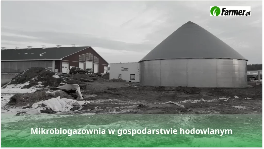 Mikrobiogazownia w gospodarstwie hodowlanym