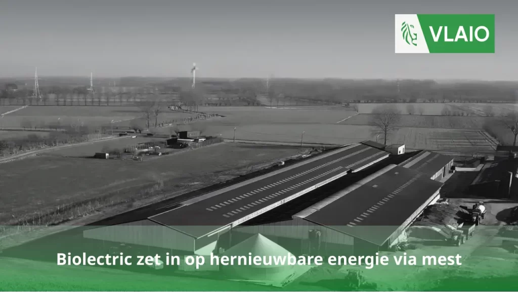 Biolectric zet in op hernieuwbare energie via mest