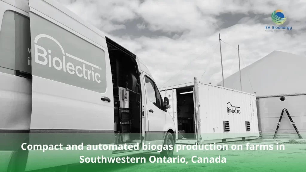 Compact and automated biogas production on farms in Southwestern Ontario, Canada