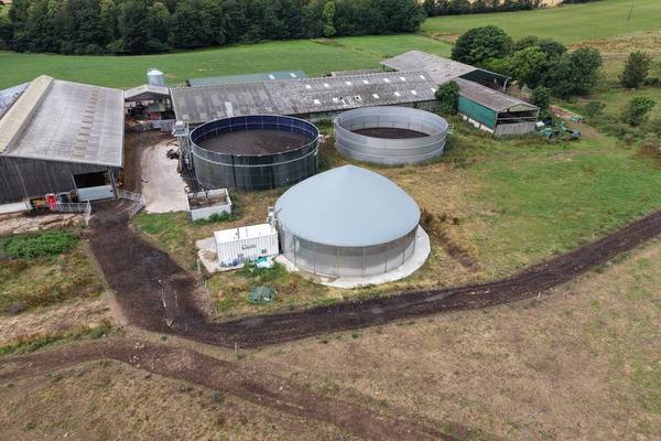 Biolectric digester at Alderstone Mains Farm, Northumberland